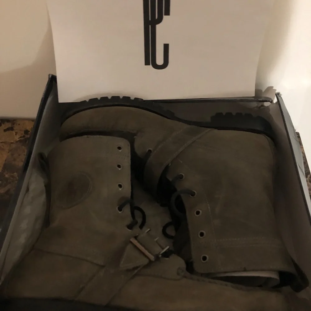 Ronnie Fieg x Polo Ralph Lauren Grey Ranger “Cookie” Boots - Picture 11 of 13